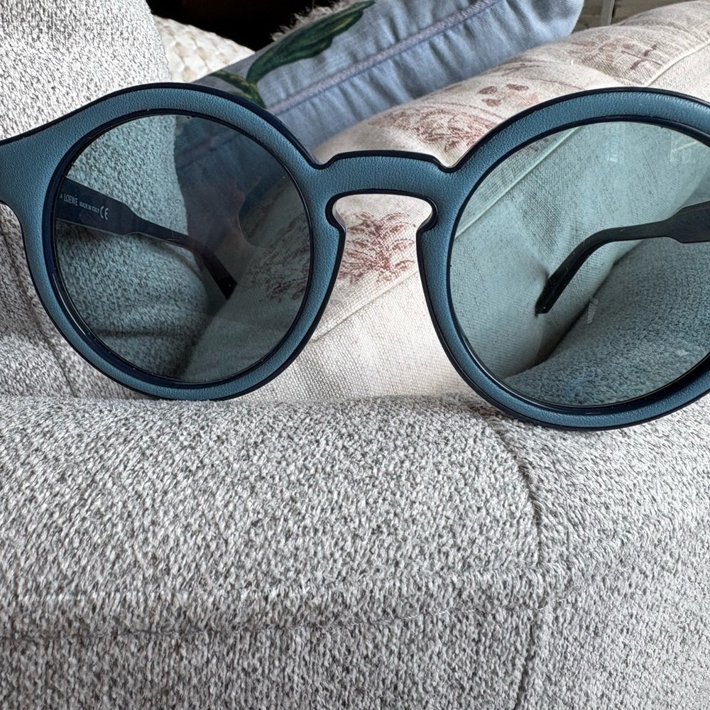 Loewe Blue Round Sunglasses